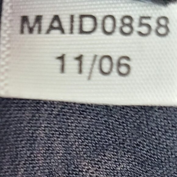 Vintage y2k black brown boho babydoll satin trim tie back party going out top xs - Picture 5 of 7